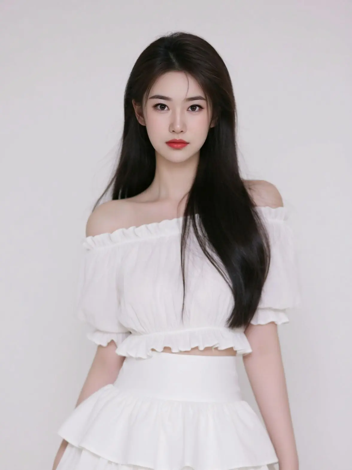 AI清透白裙照 ai创作