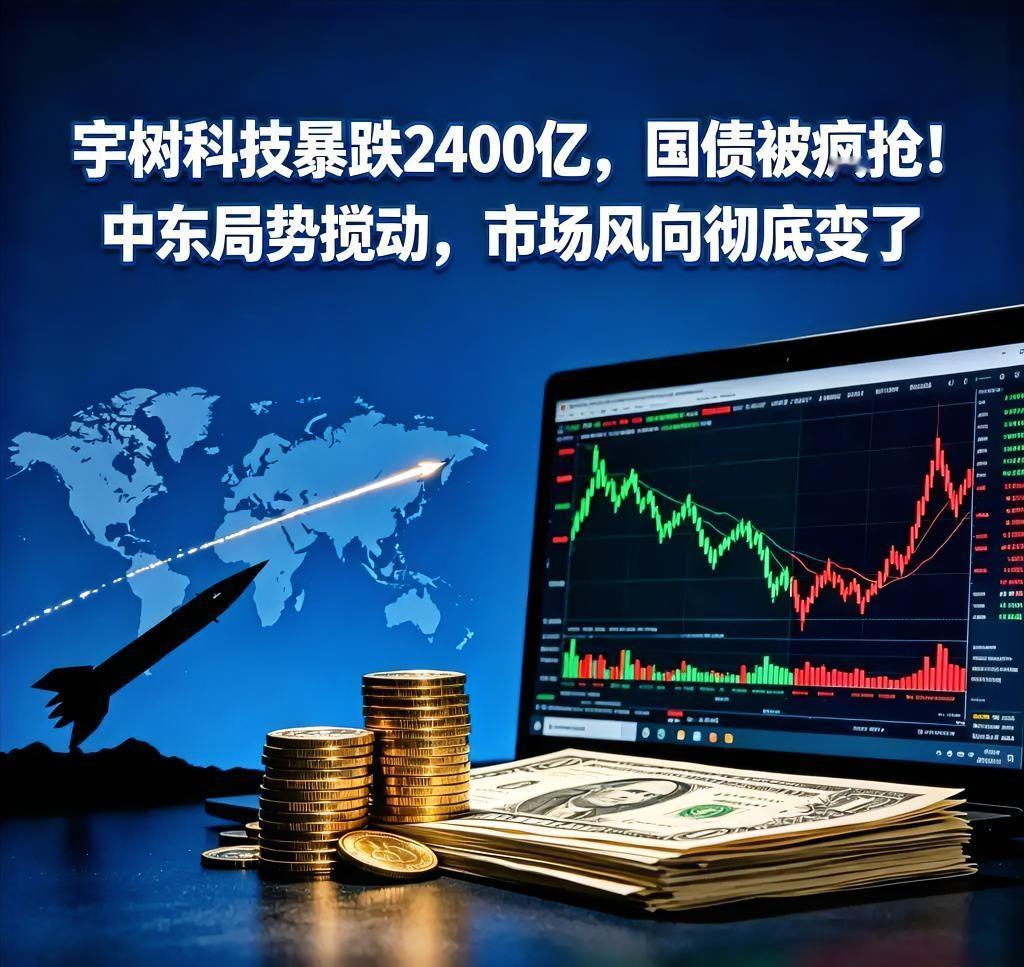 宇树科技暴跌2400亿，国债被疯抢！中东局势搅动，市场风向彻底变了
 
近期全球