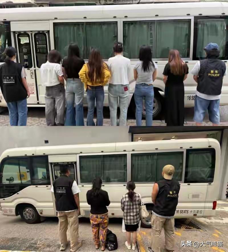 丢人都丢到外面去了！
4月1日，香港有关部门展开扫黄行动，抓捕了8名内地女子，这