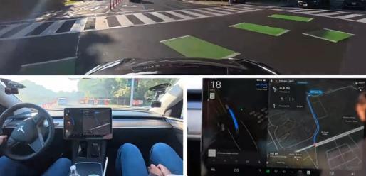 何小鹏9大场景美国对比特斯拉刚看了特斯拉FSD V14测试视频，大模型驱动下智驾