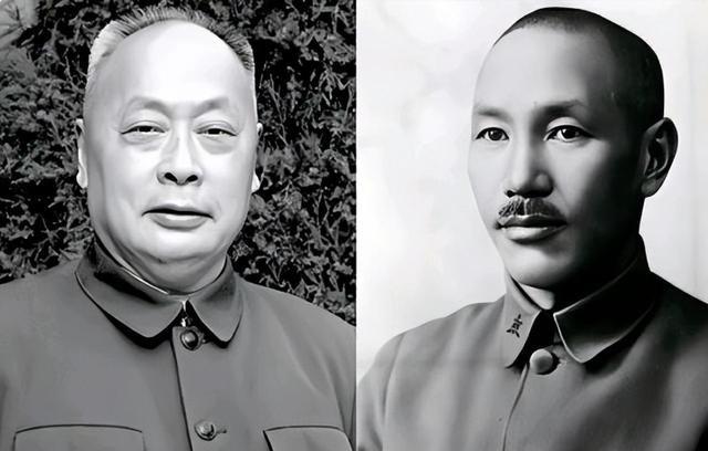 55年老蒋审视十大元帅照片，指着一人对宋美龄说：这个人太厉害了！
1955年，新
