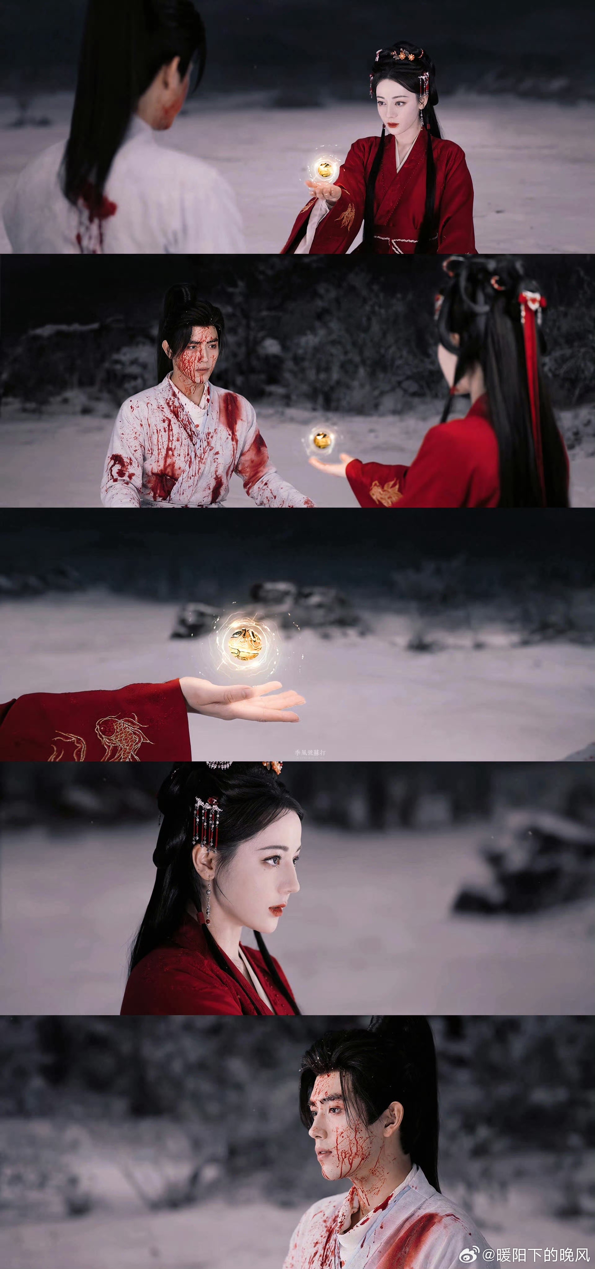 白日提灯第8集30分5秒四百年孤寂太戳人！结咒瞬间氛围感爆棚，孤寂与宿命碰撞，看