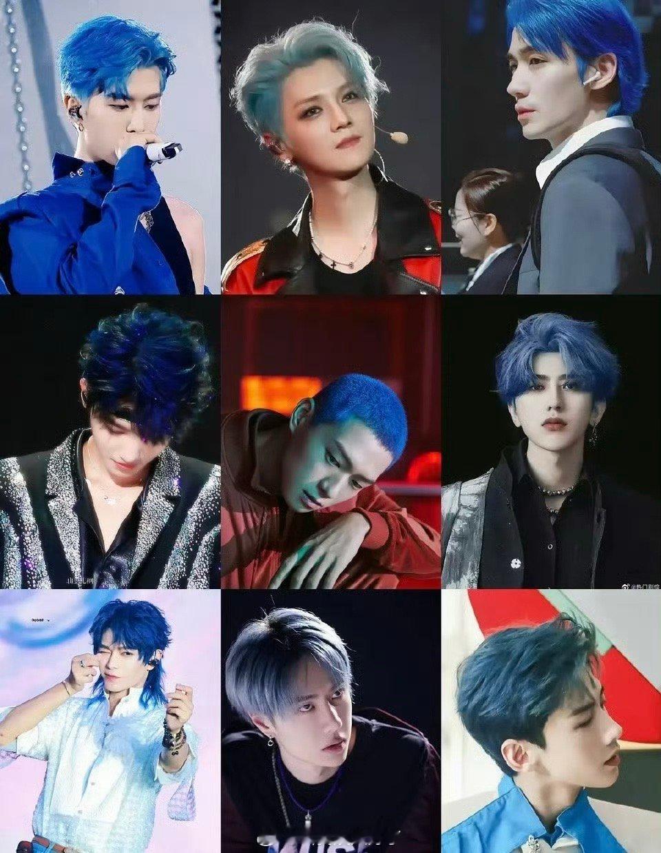内娱男星染发造型一览🈶，大家第一眼看到了谁？👀 ​​​