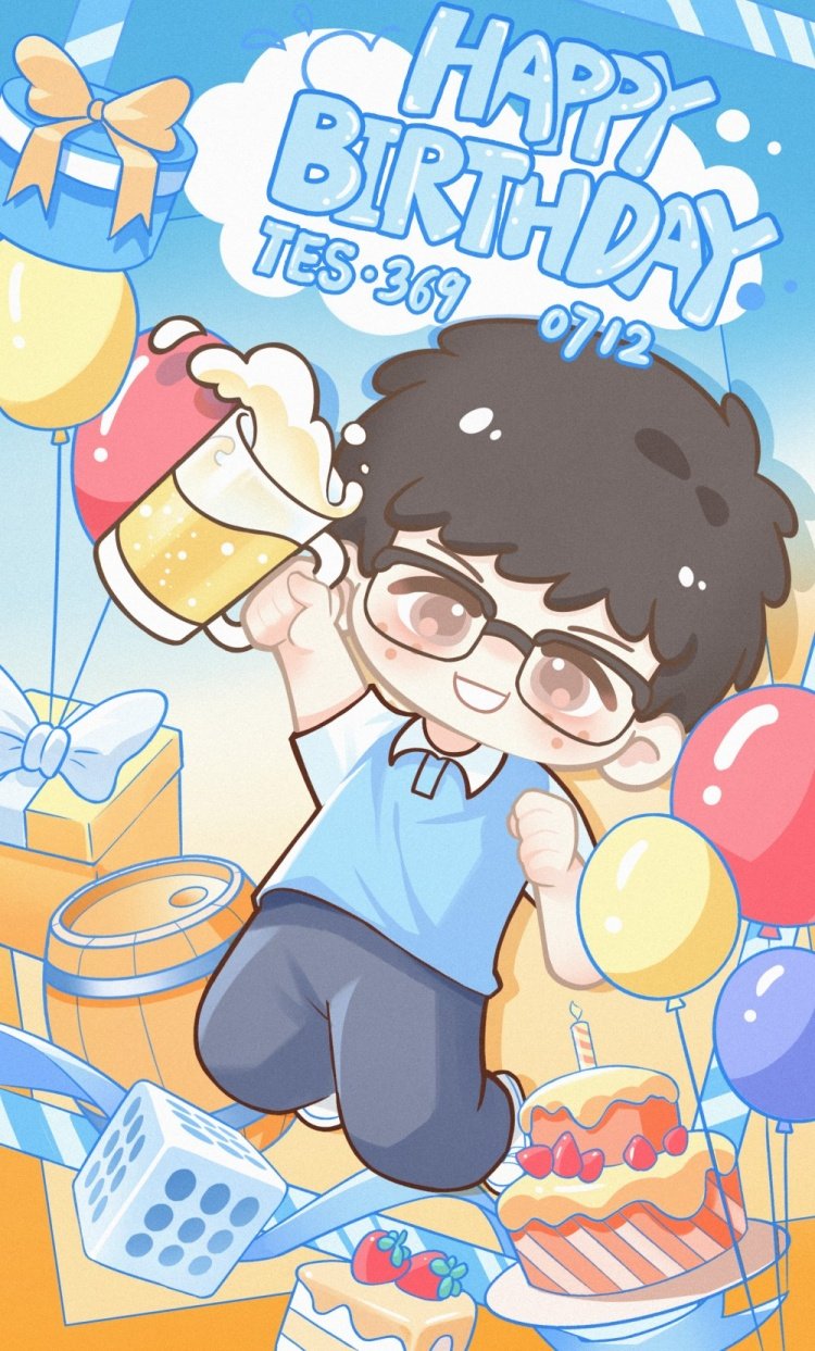 #TES选手369生日快乐##TES上单369生日快乐#TES官博：祝369生日