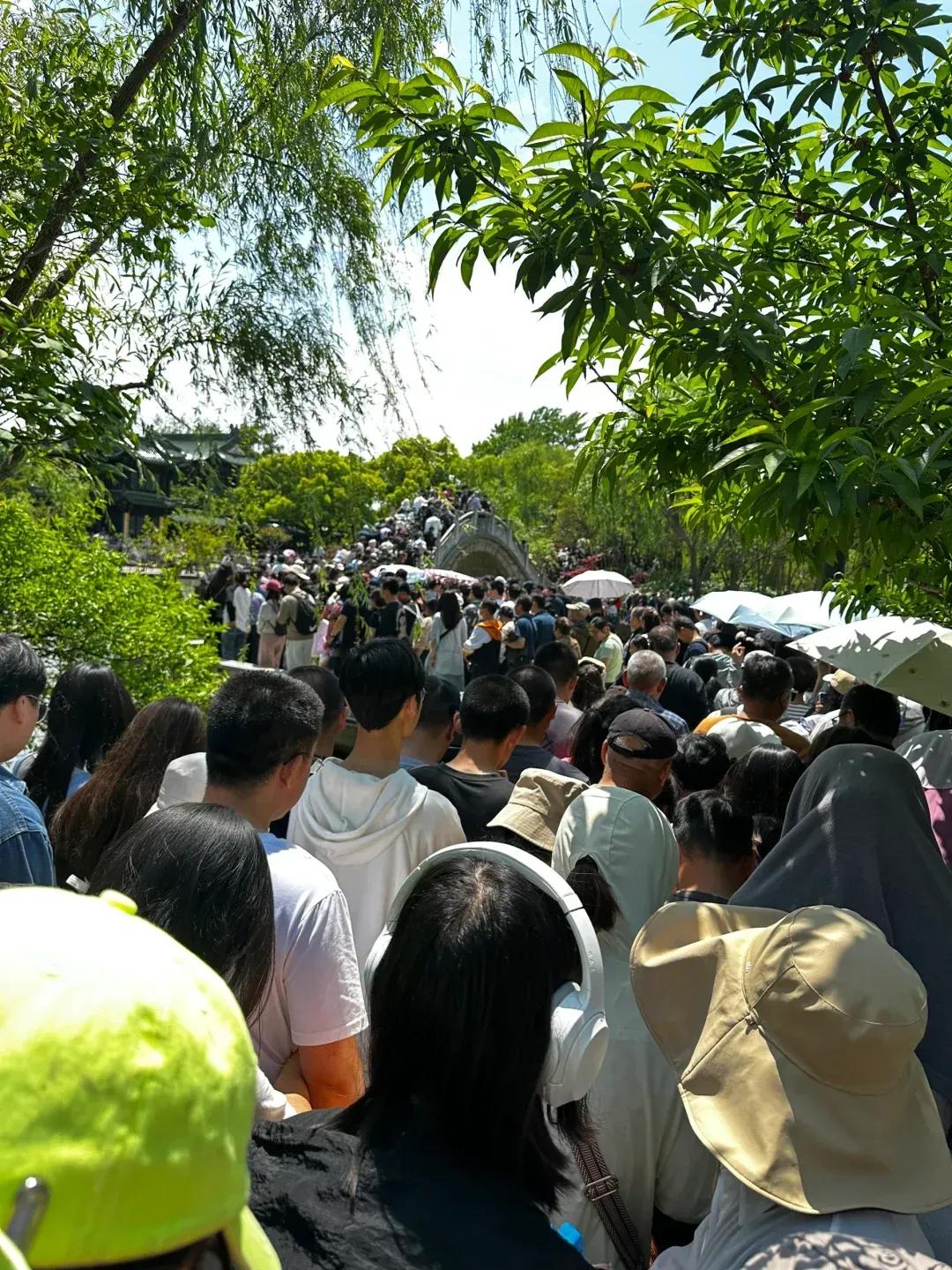 可能是大数据的原因，清明节期间，我老是刷到外地游客在扬州旅游发的，各大旅游景点游