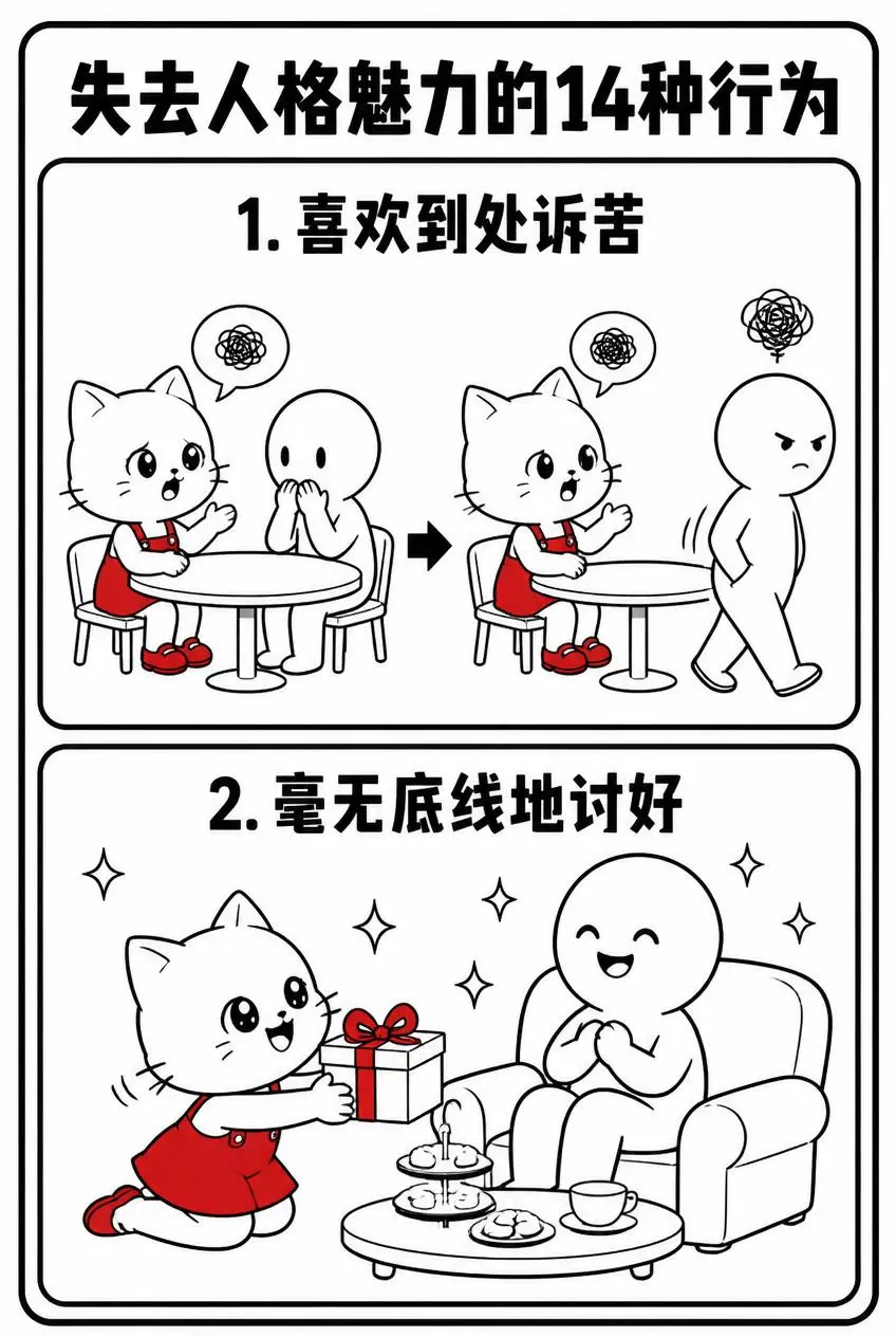 失去人格魅力的14种行为，你中了几个？