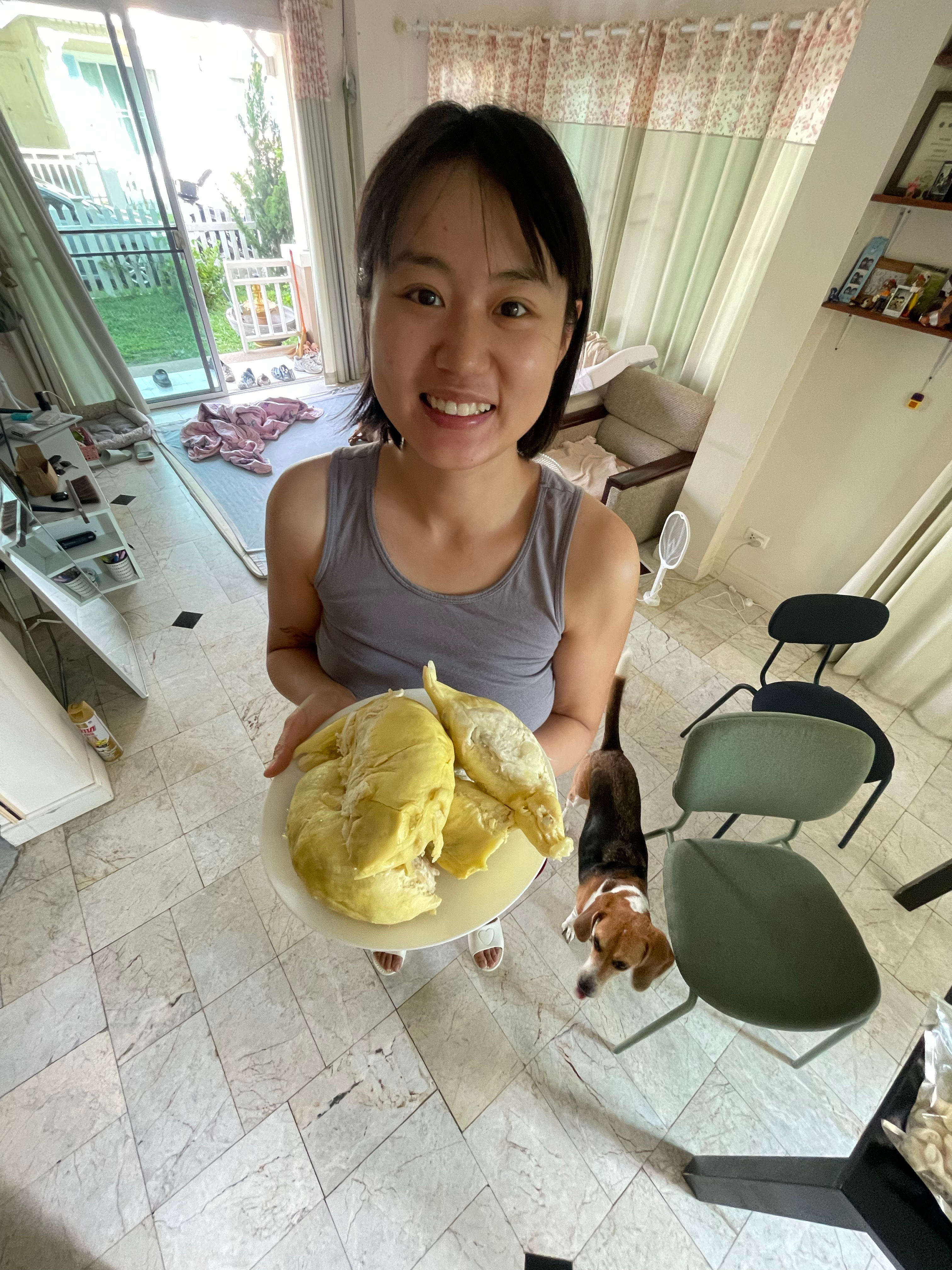 当我们买了 70 块钱榴莲开出来这么多的时候表情 be like：👩🌾 