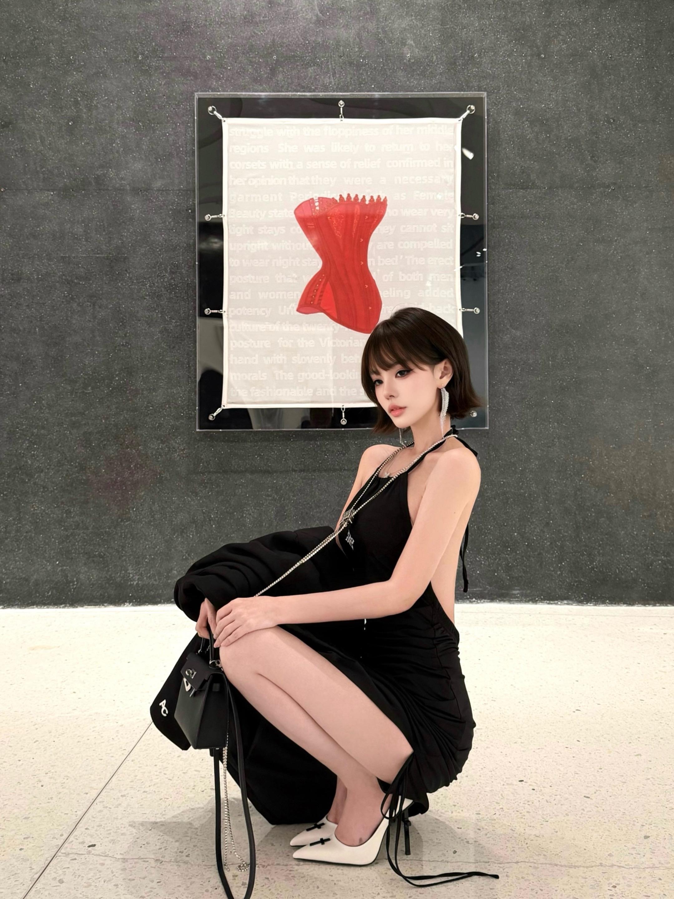 看展打卡 ootd穿搭分享