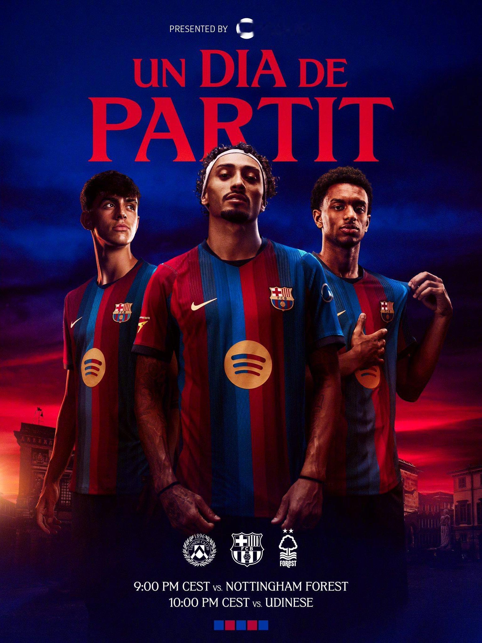 巴萨vs诺丁汉森林巴萨vs乌迪内斯 比赛预告🔥🆚赛事：巴萨季前友谊赛⏰时间：