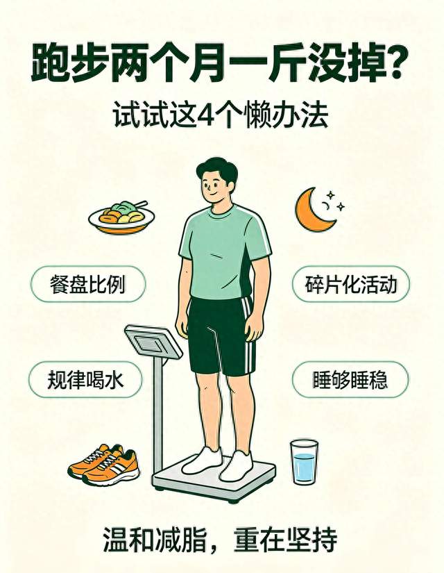 跑步两个月一斤没掉！对门阿姨教我4个"懒办法"，俩月掉25斤
