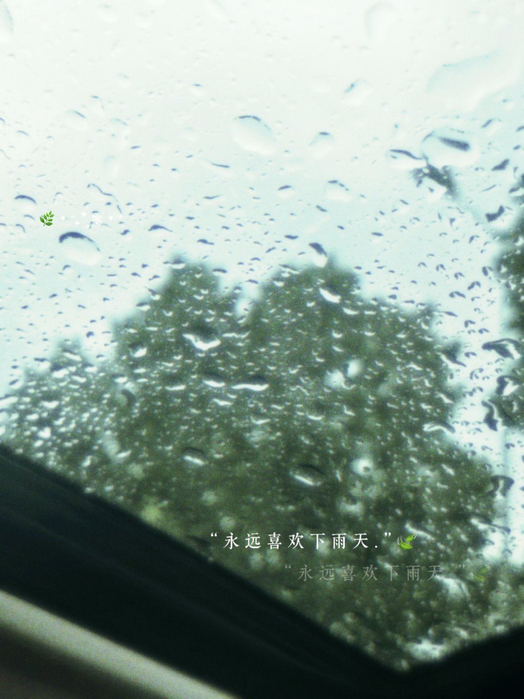 生活手记下雨天   20℃   舒服 