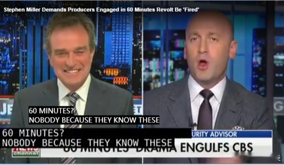 【“解雇他们！”斯蒂芬·米勒要求CBS因“叛乱”而解雇《60分钟》节目制作人】[