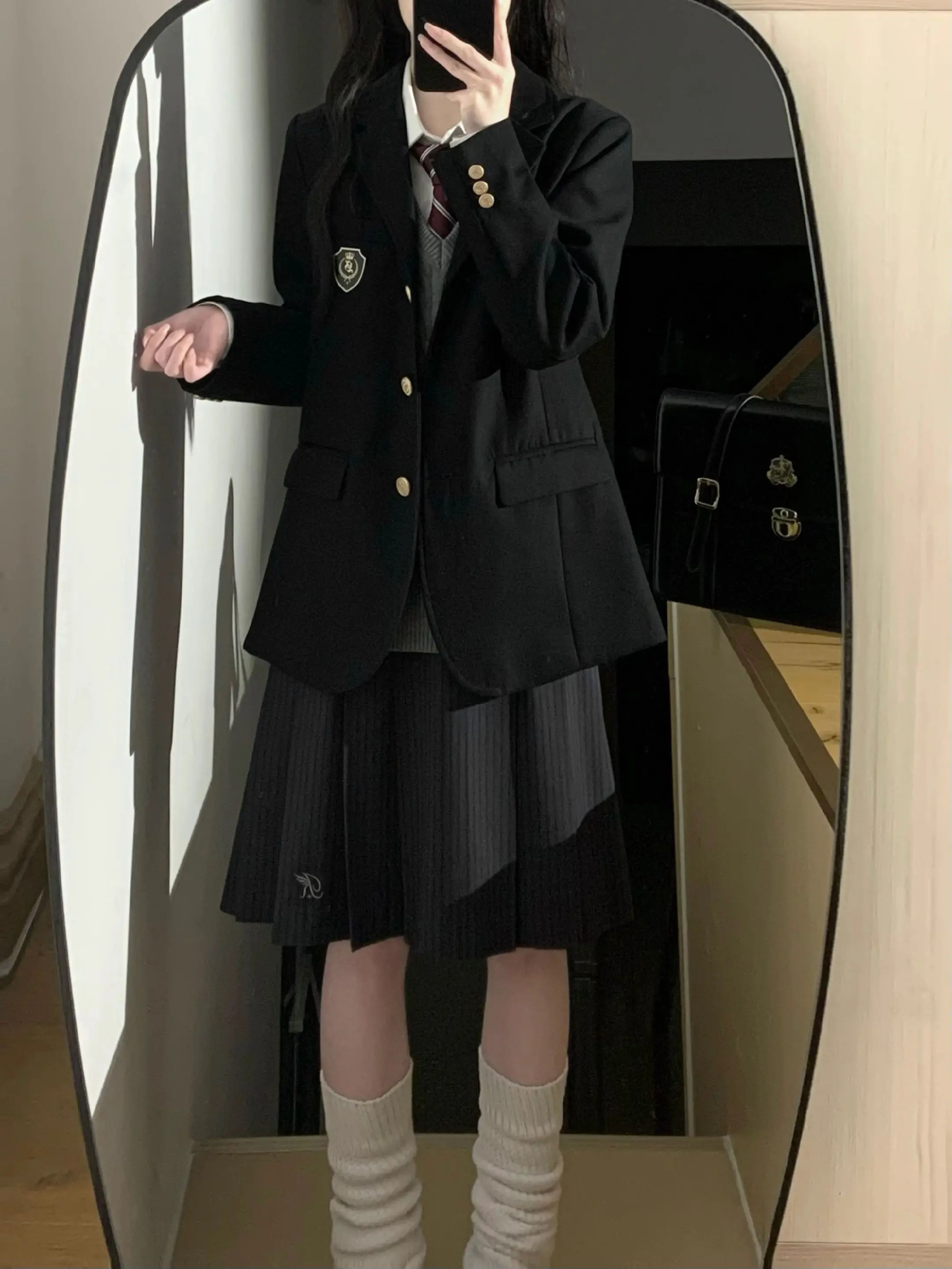 西服叠穿的秋。