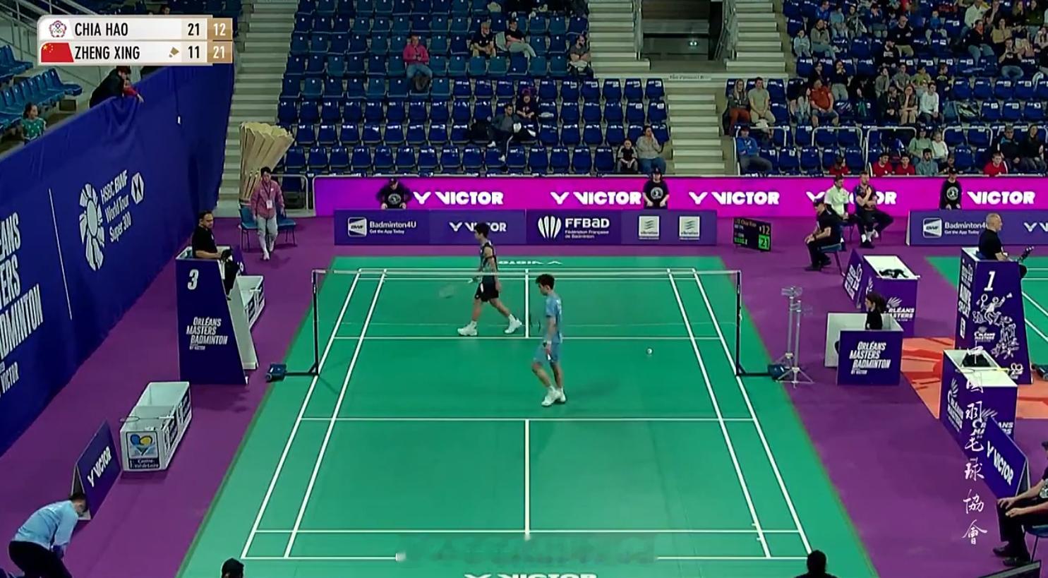2026年奥尔良羽毛球大师赛 男单 1/16赛李佳豪 21-11 12-21 王