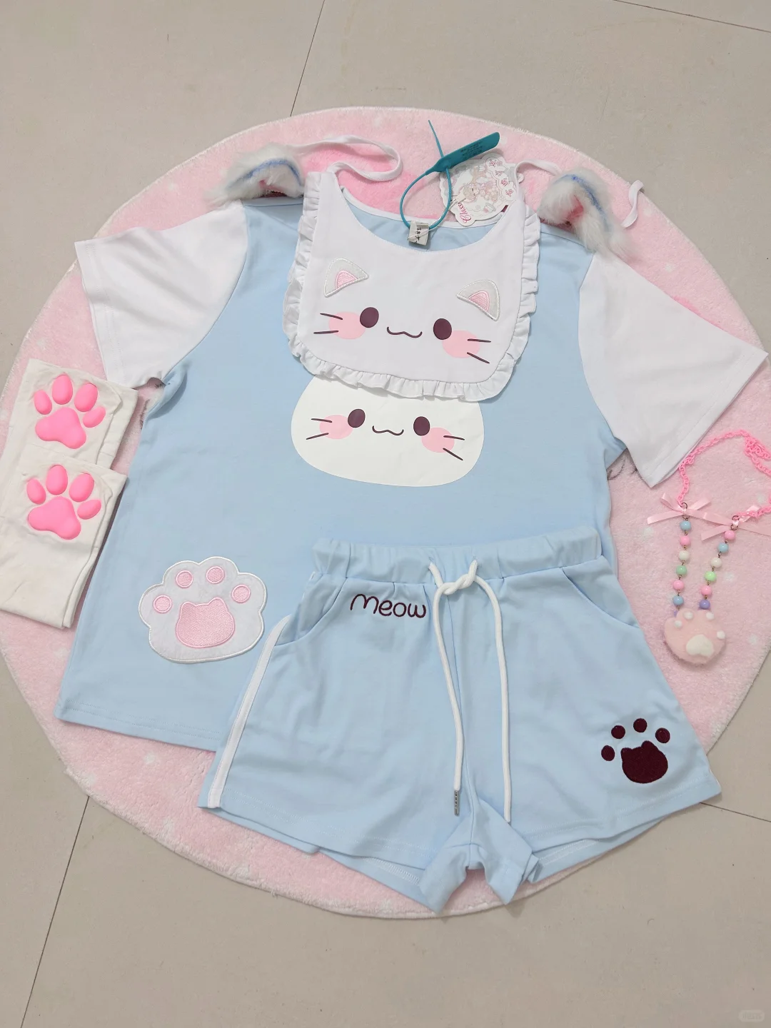 可爱的小猫套装 都是谁在穿啊？