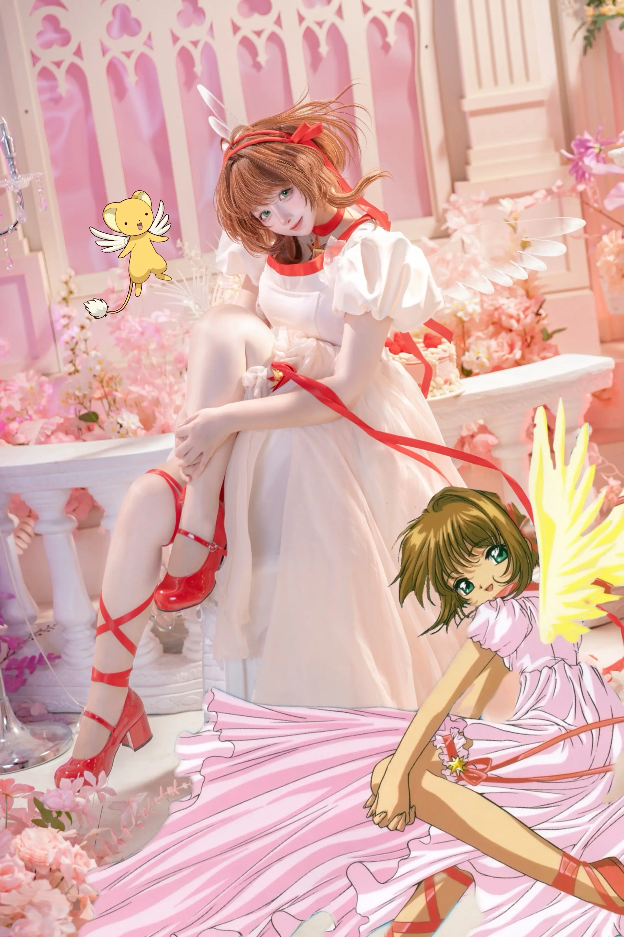看得出她是公主👑Sakura.📷：  赛博头发