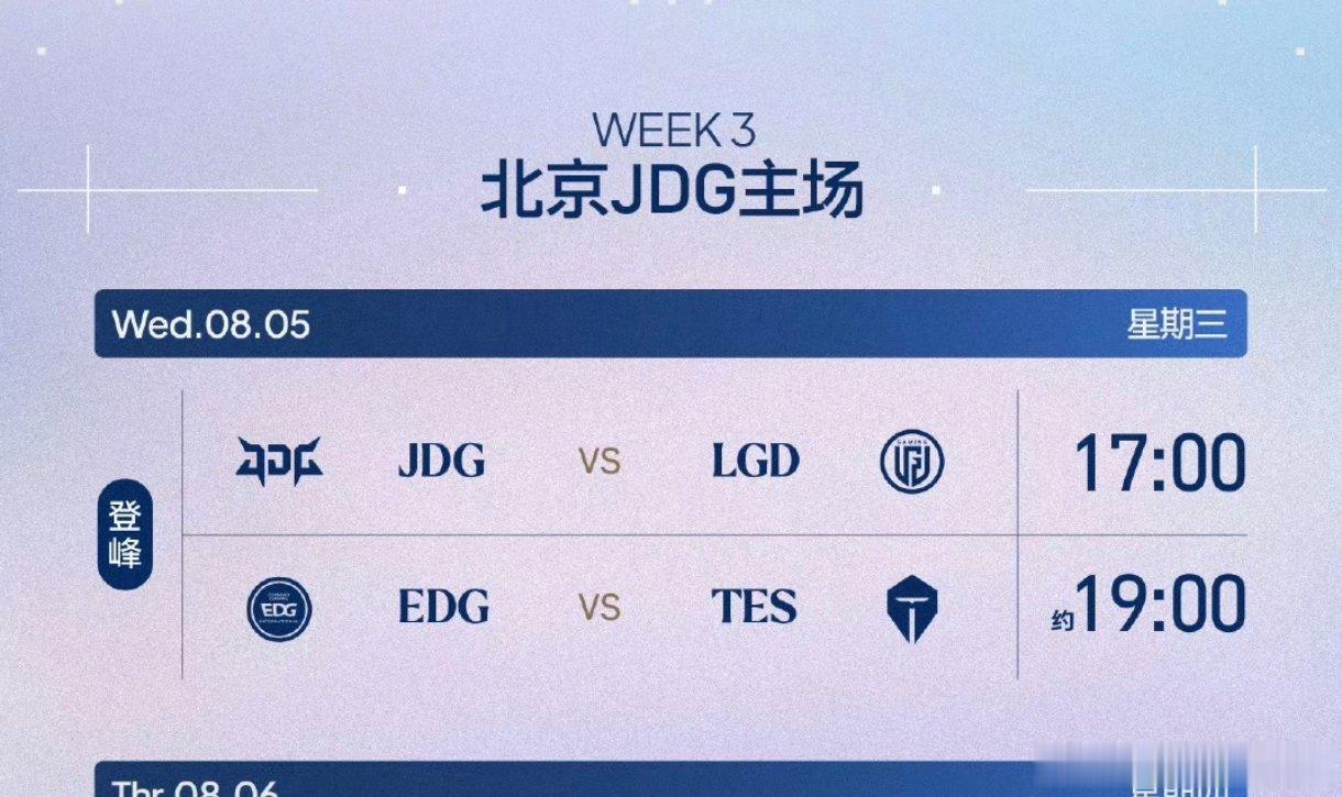 明天LPL将来到JDG主场！第二场BO3由TES将迎战EDG！以目前两支队伍的状