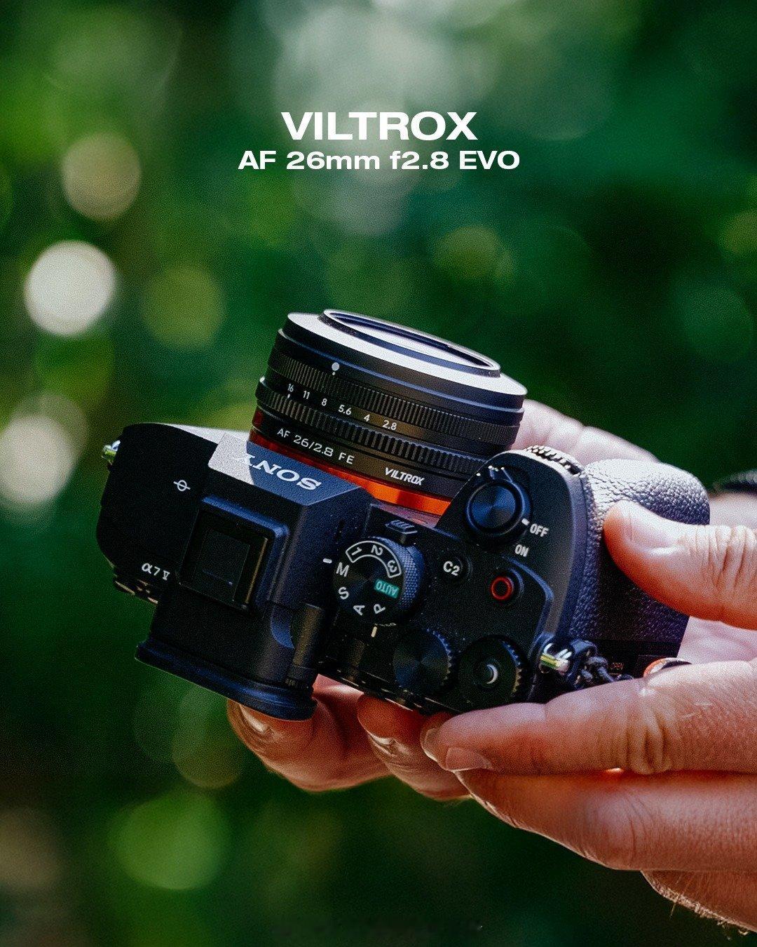 上手实拍唯卓仕AF26mm F2.8 EVO新品镜头，采用6组8片光学结构，蕞近