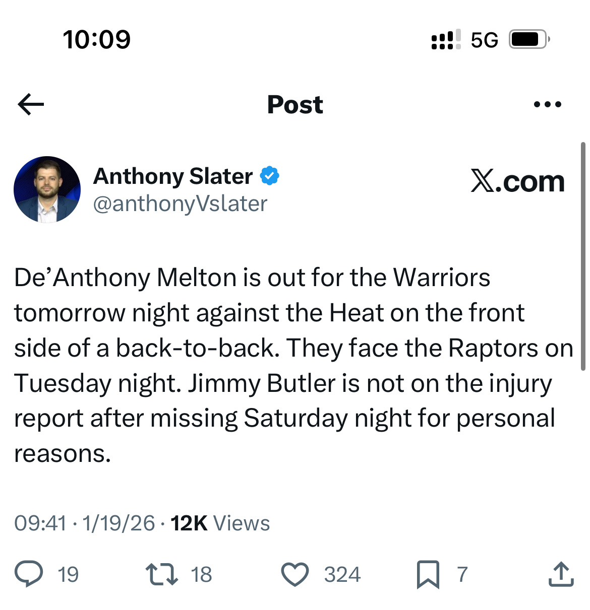 梅尔顿明天不打，背靠背第一场休息是正确的决定 