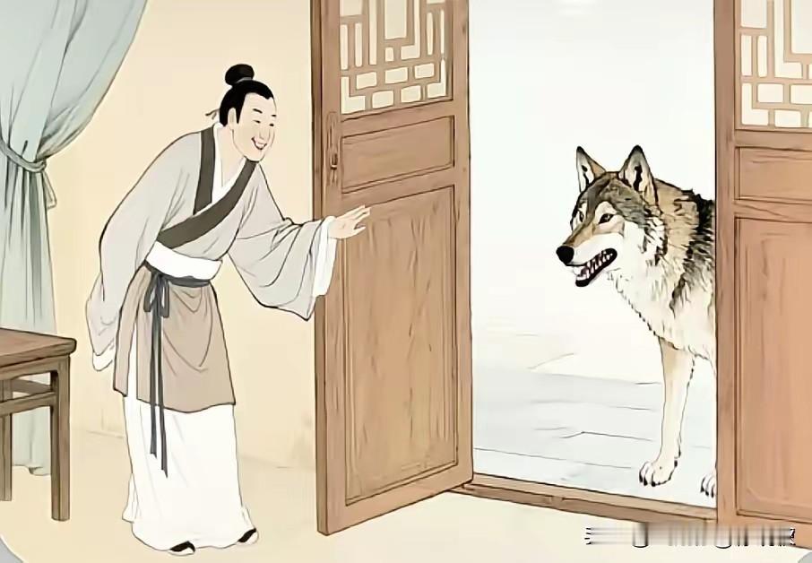 看图猜谜语。有兴趣可以研究一下。东郭先生  杯弓蛇影，还是引蛇出洞？