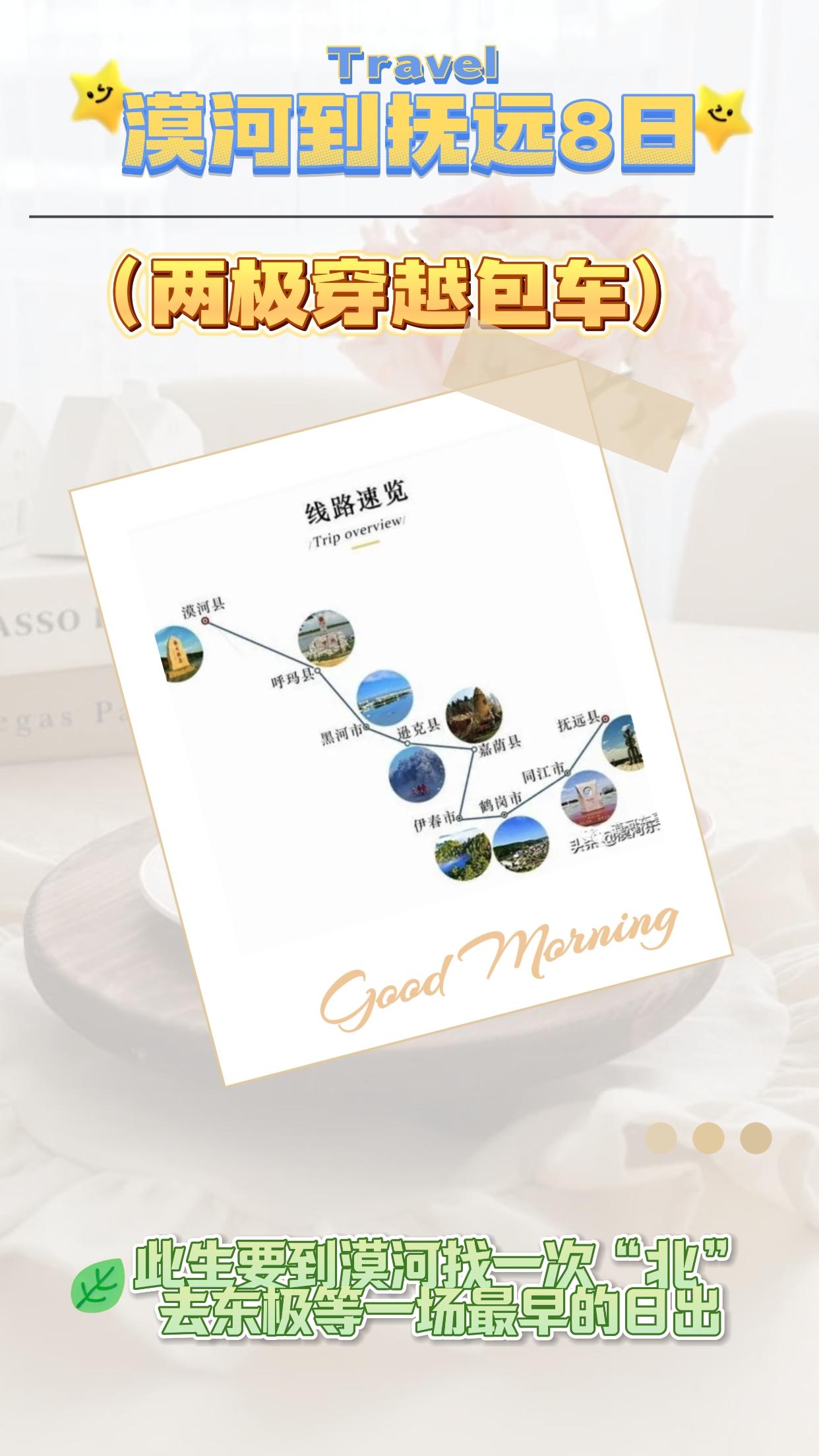 从漠河北极村一路向东到抚远东极
沿着G331国境线，把中国北境的浪漫一次看够🌨