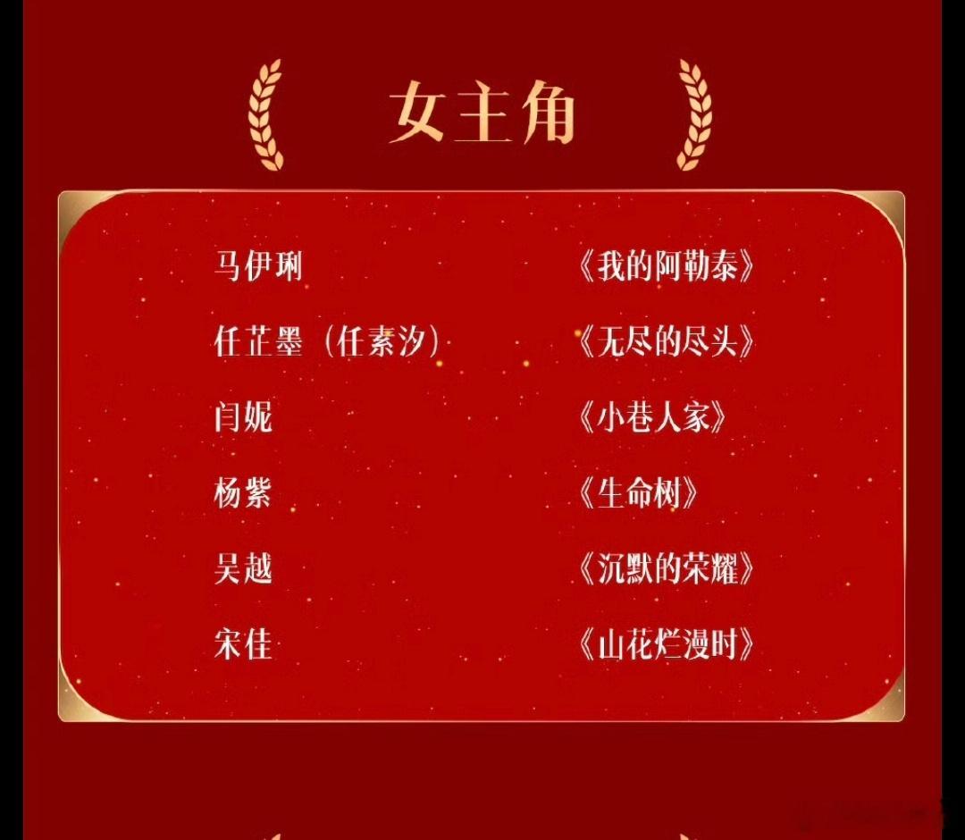 孙俪掉提金鹰奖刚发现确实啊：我曼黎姐呢？演得如此活灵活现，妙趣横生，圆融自然的，