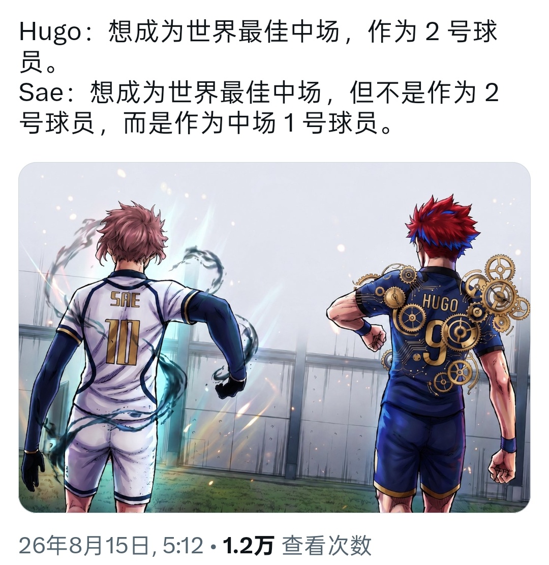 糸师冴实在太糊了所有很多人压根不知道冴嬷究竟有多能偷，几乎所有配角和男主的所有互