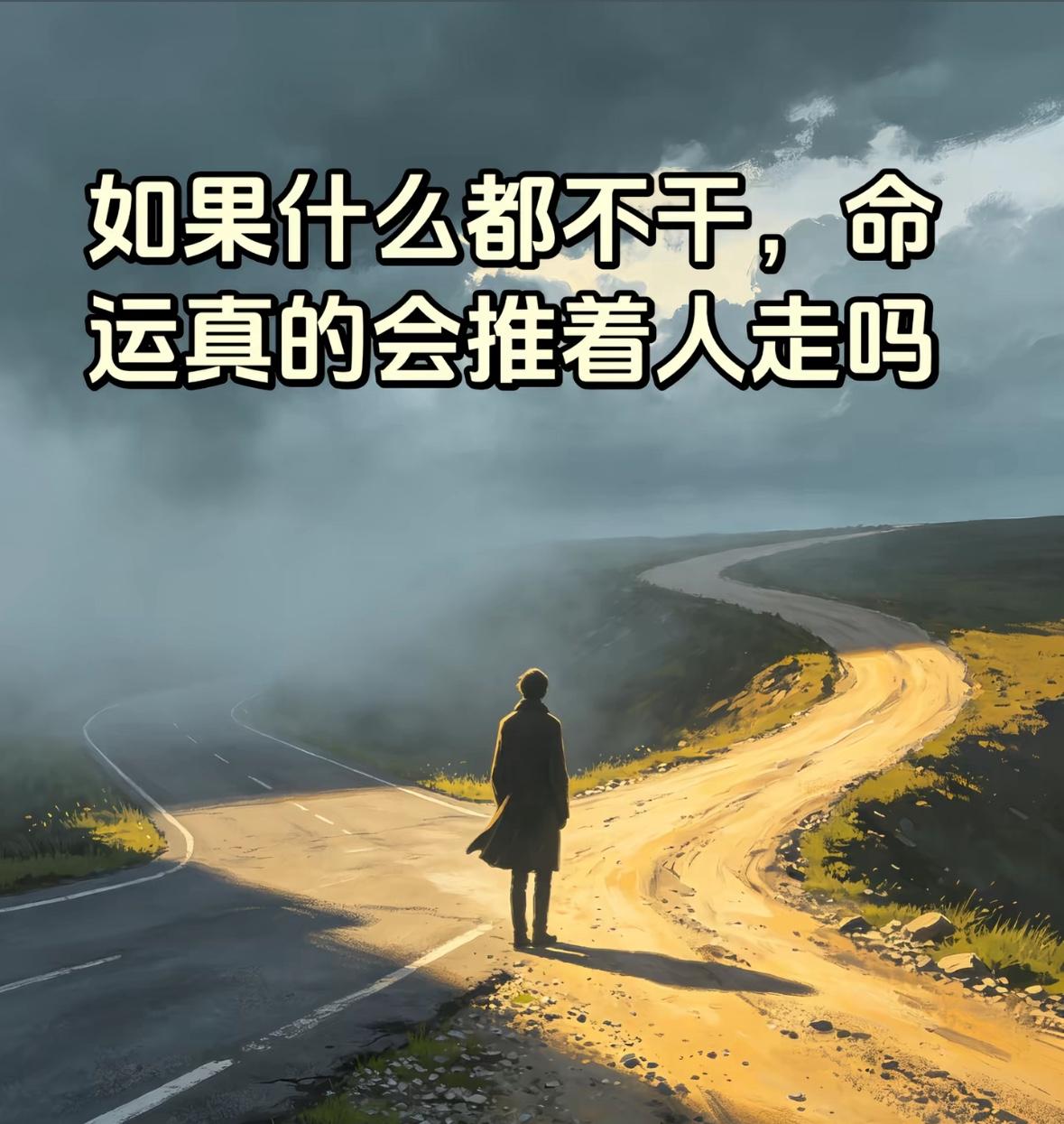 命运真的会推着人走吗？
我的答案是会。
      曾经大学刚毕业第二年，在从长