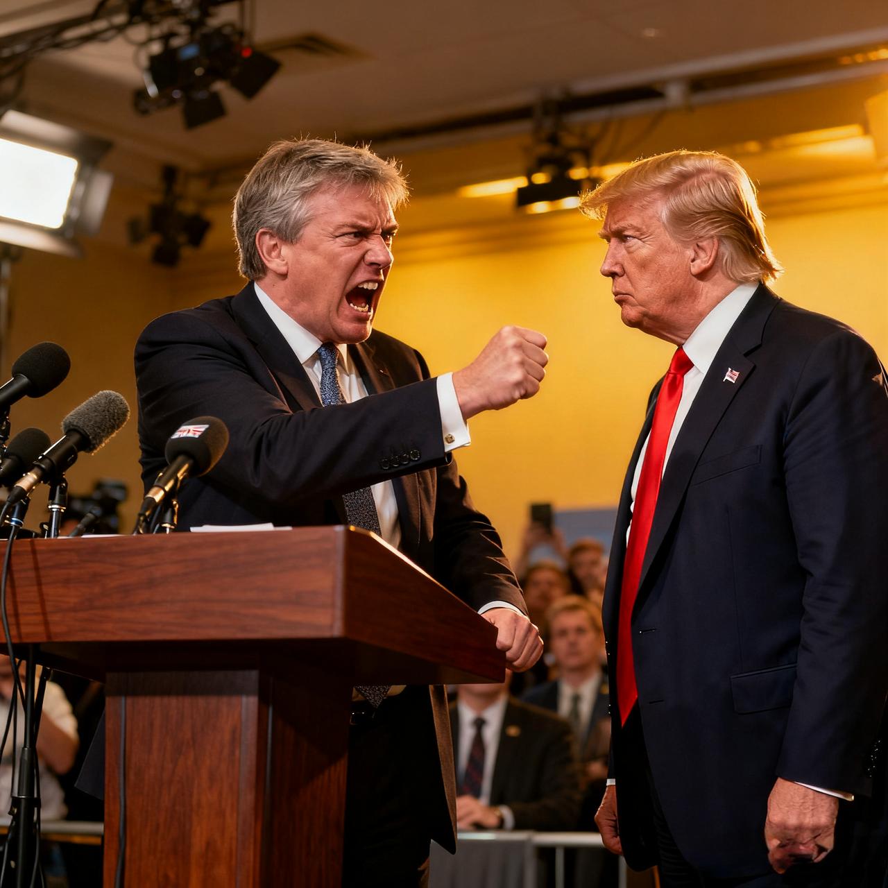 怒骂特朗普是“国际流氓、恶霸”！
英国大党领袖忍无可忍……
 
1月19日，英国