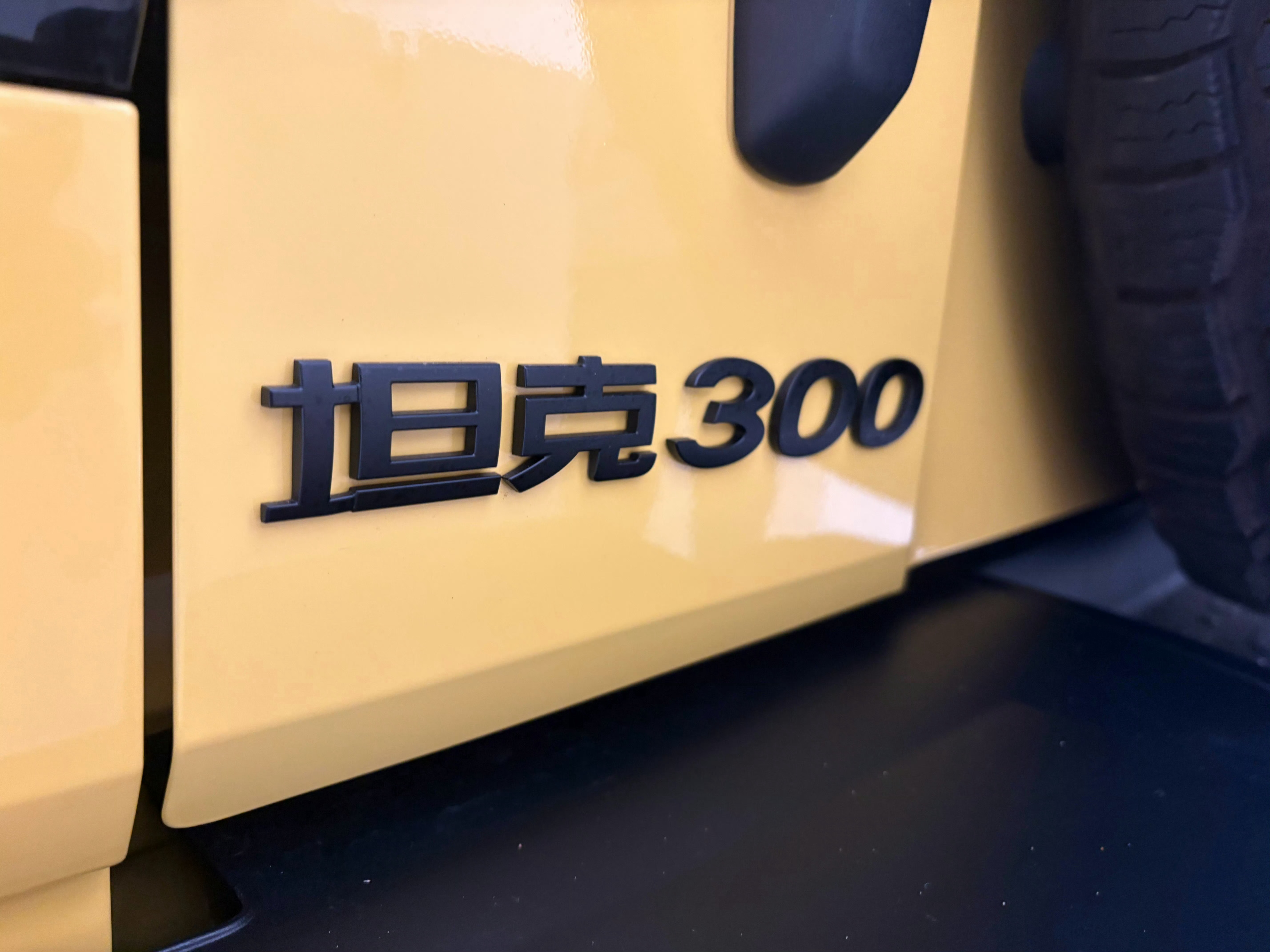 注意看，这台坦克300和普通坦克300有什么不同？ 
