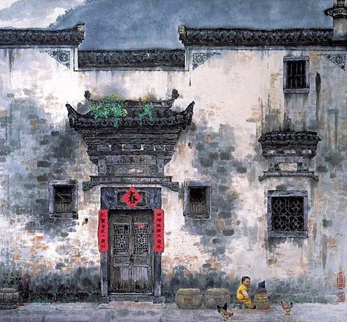 画家吕吉人绘画作品欣赏遇见艺术遇见美好绘画