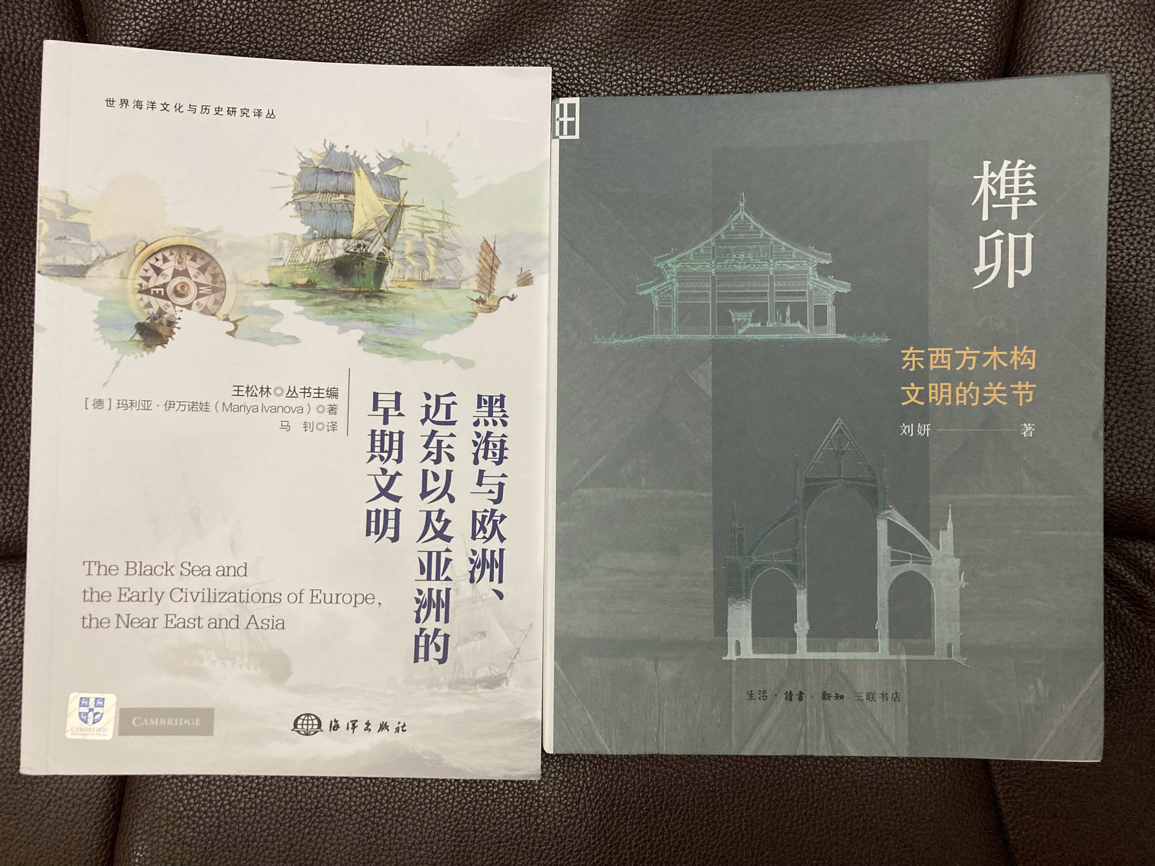 淘宝购书二种 书影 《榫卯：东西方木构文明的关节》《黑海与欧洲、近东以及亚洲的早