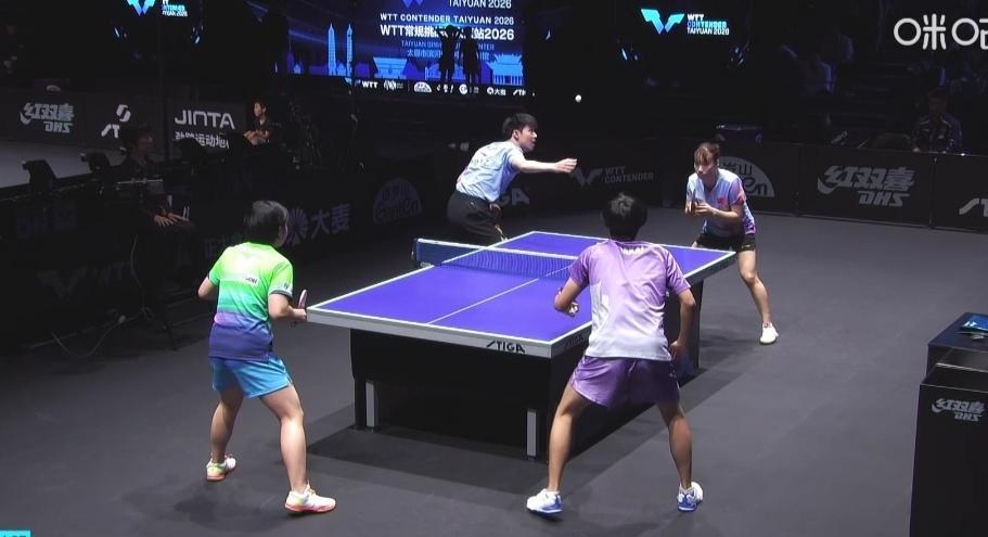 混合双打决赛
黄友政/石洵瑶Vs中国香港黄镇庭/杜凯琹


WTT太原常规挑战赛