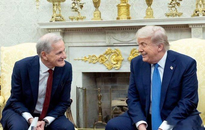 欧媒，特朗普向挪威首相斯托雷发送了一封“有趣”的信：“亲爱的乔纳斯：鉴于贵国决定