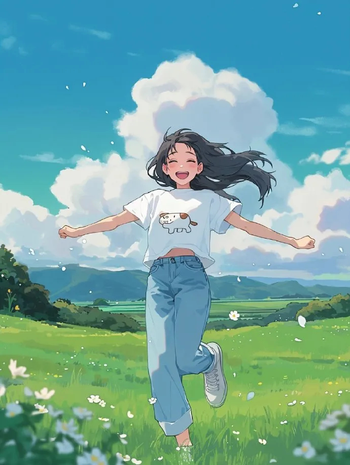 生活的美丑，在于看问题的角度。心自在，常欢喜，才有好运气。有钱就把日子过好，没钱