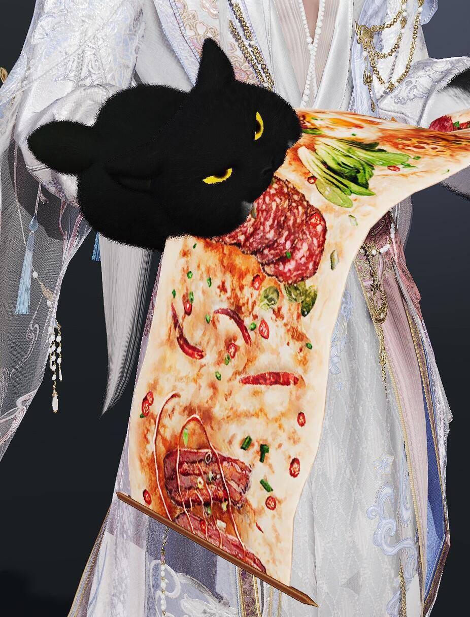 群里看到这个瞬间饿了，退一万步说，这个真的不能做成拖孩头饰脚印吗吗？建模都是现成