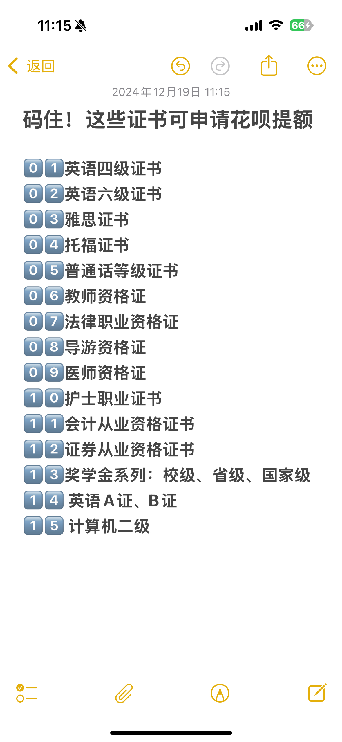 360 行，行行出状元。今天发现 职业类证书可以申请花呗提额了 ，支持！职业类证
