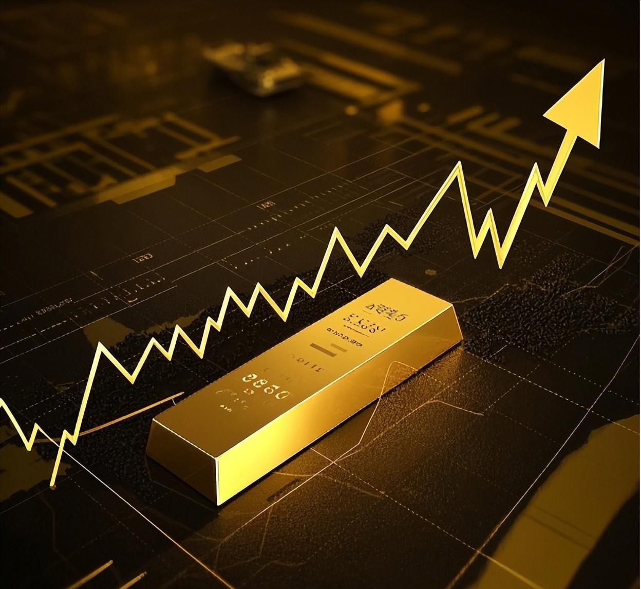 感觉还挺有道理的买卖黄金口诀:
通膨胀，黄金上升
老美强，黄金下跌
世界乱，黄金