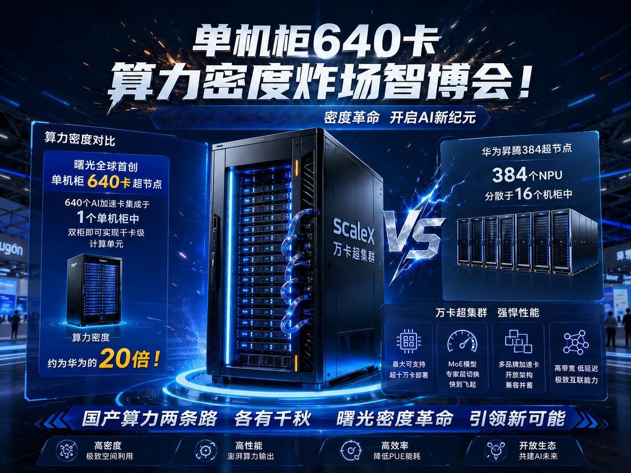天津智博会一开展，华为和中科曙光的“算力擂台”就成了全场焦点。华为展区里，昇腾 