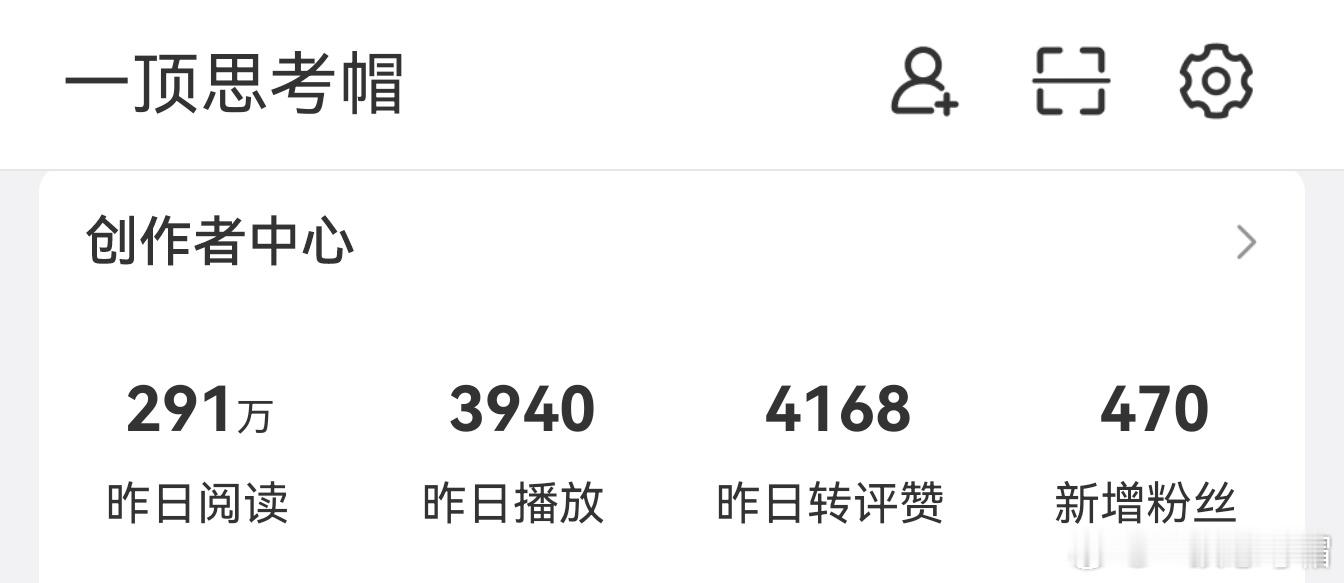 我昨天阅读量291万，比前日少了31.8万，顾名思义前日是323万阅读量。近七日