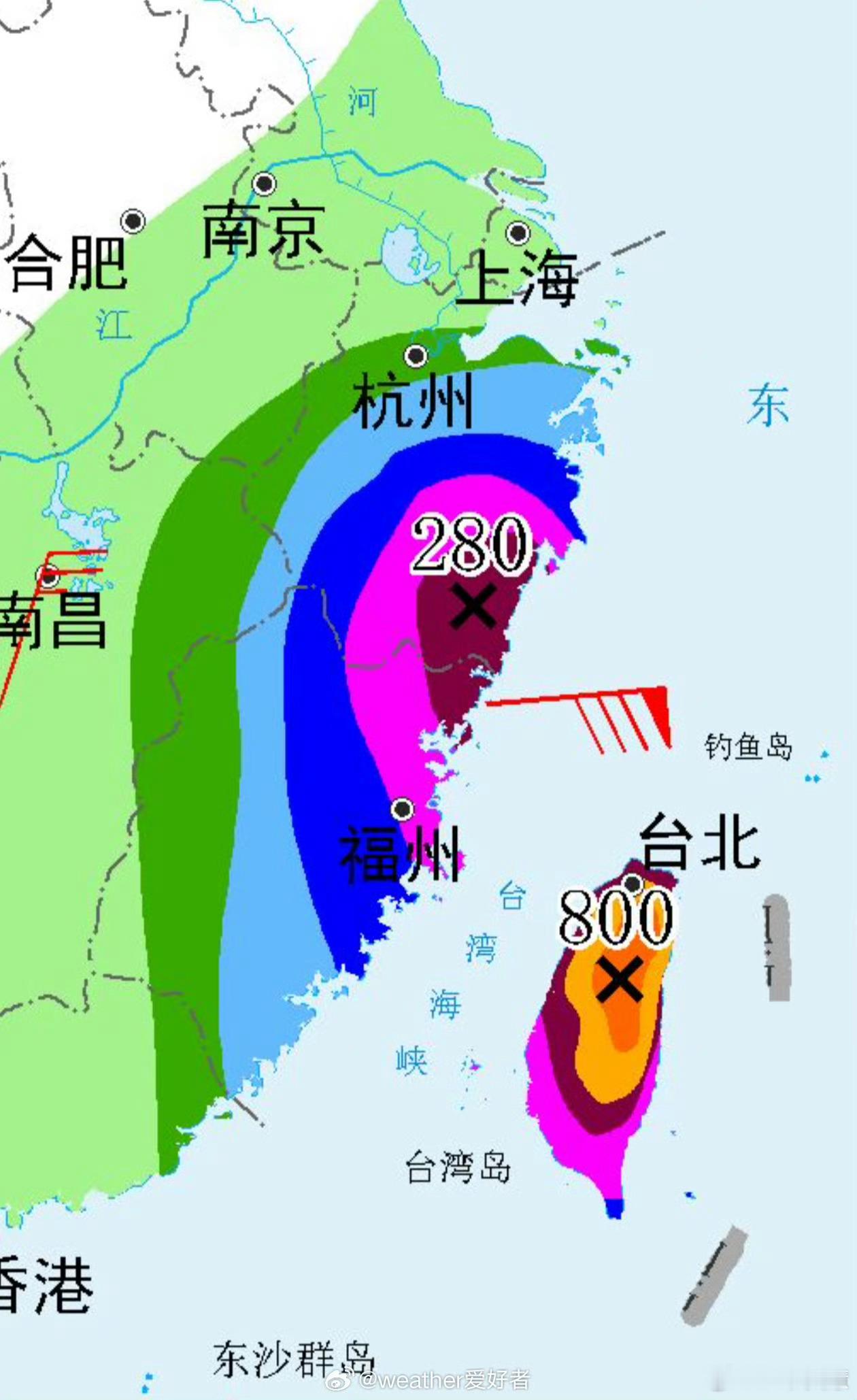 台风福建浙江的小伙伴们要小心了，马上要来台风了，赶紧做好应对措施 