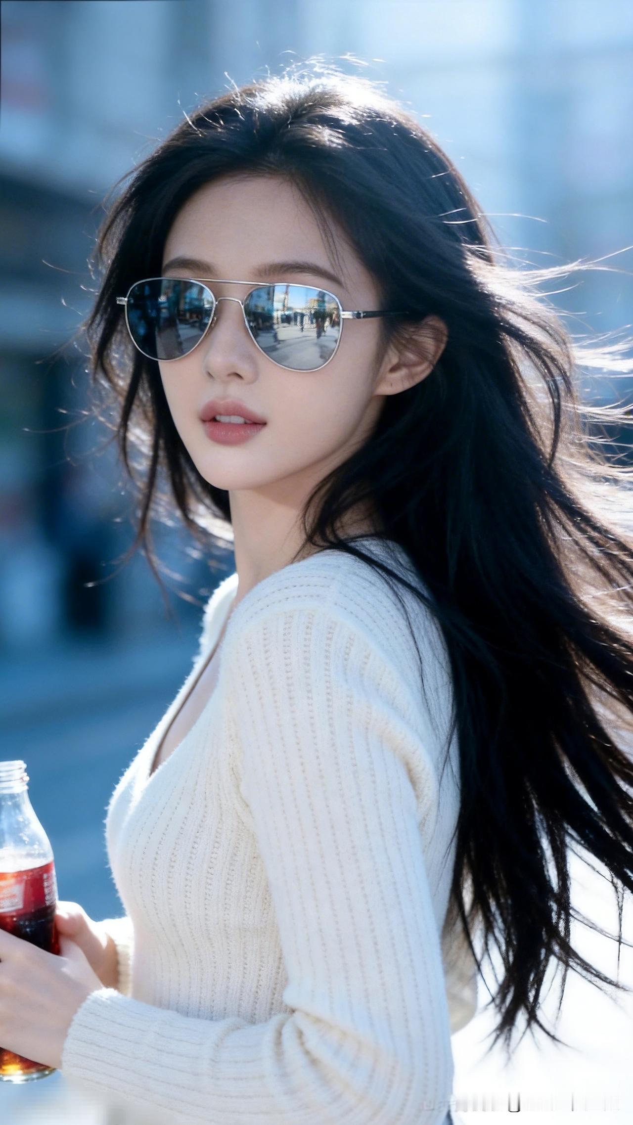 阳光明媚的一天，喝着可乐，享受自由时光。用镜头记录生活的美