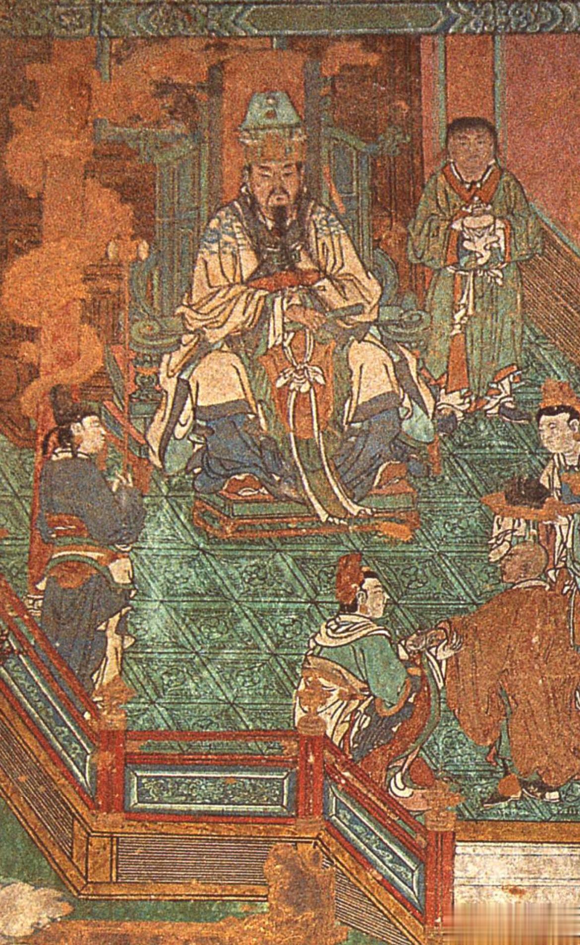 细看殿内花砖纹样还不一样 ​​​