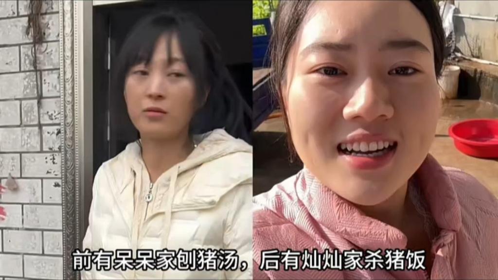 呆呆闯祸搅合川，
无心插柳嗨翻天。
一场饕餮杀猪宴，
泼天流量引狂欢。

中式浪