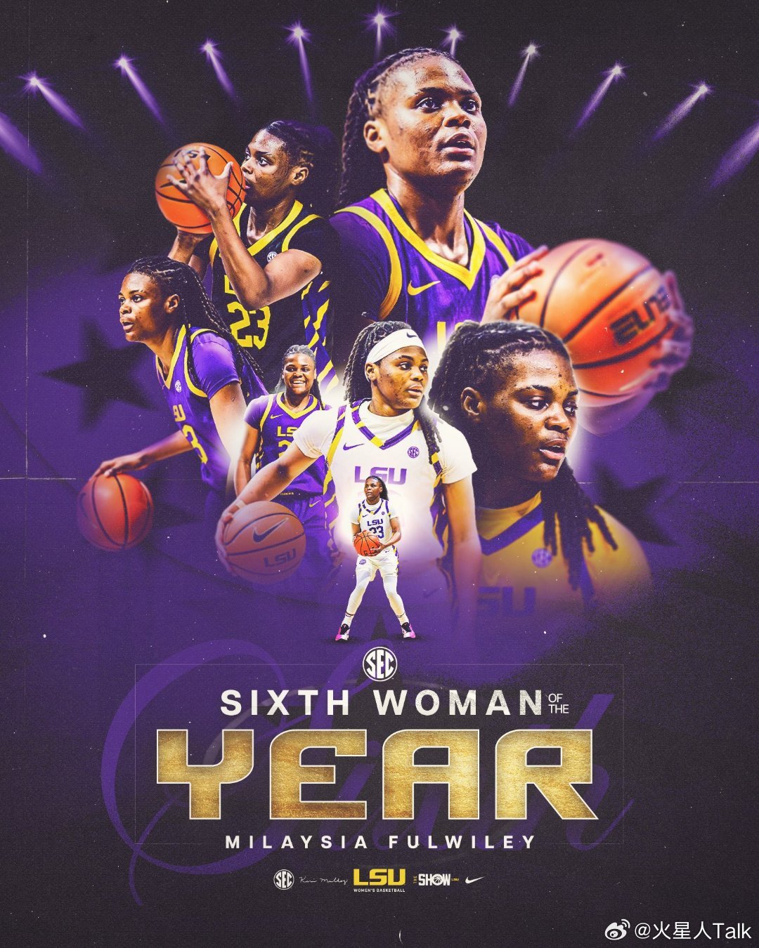 NCAA女篮 2025-2026赛季SEC联盟常规赛表现奖和最佳阵容。 最佳球员