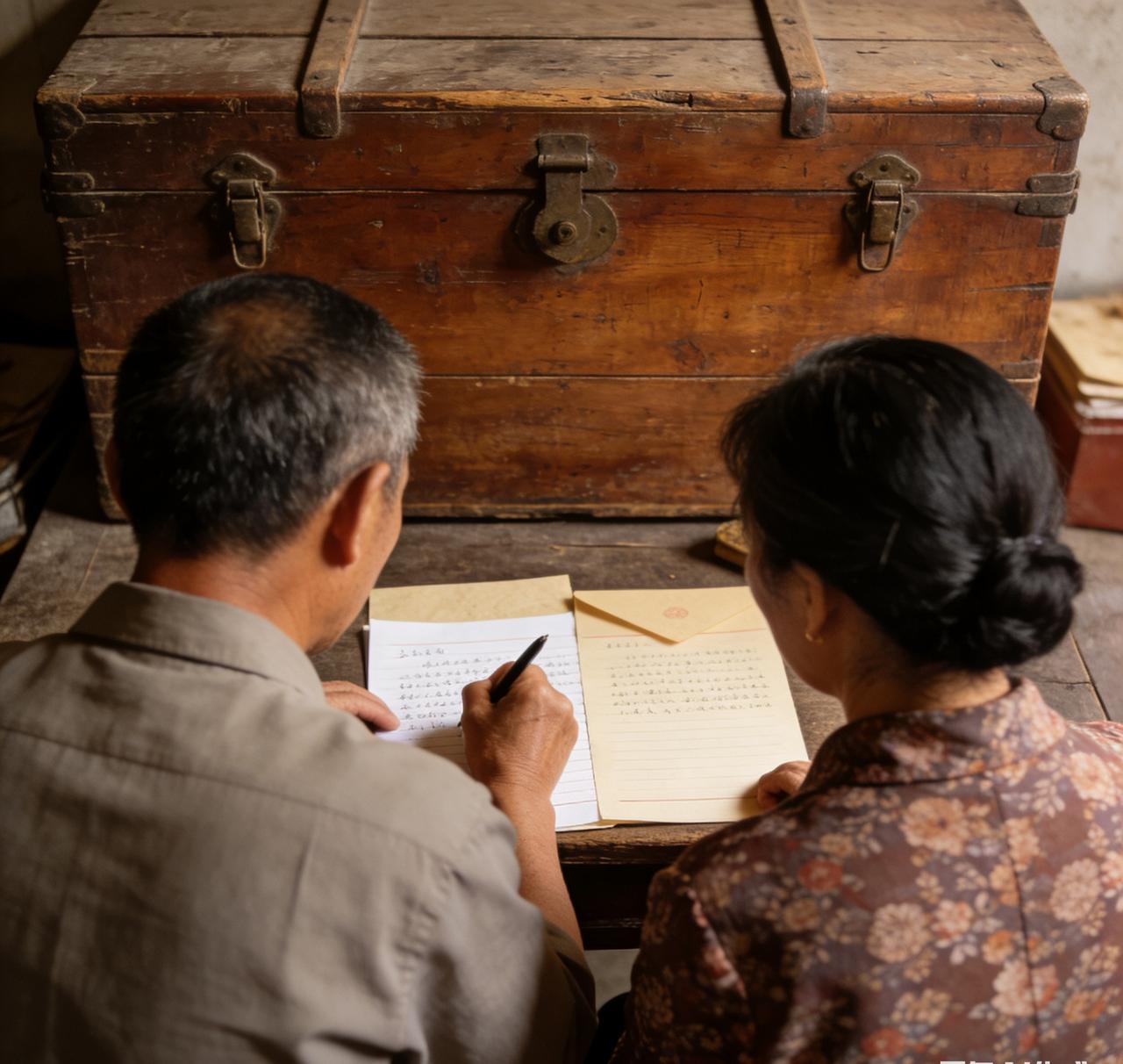 真的破防了！翻出二十年前爸妈写的信，看完哭成泪人
 
收拾老房子的杂物，在一个落