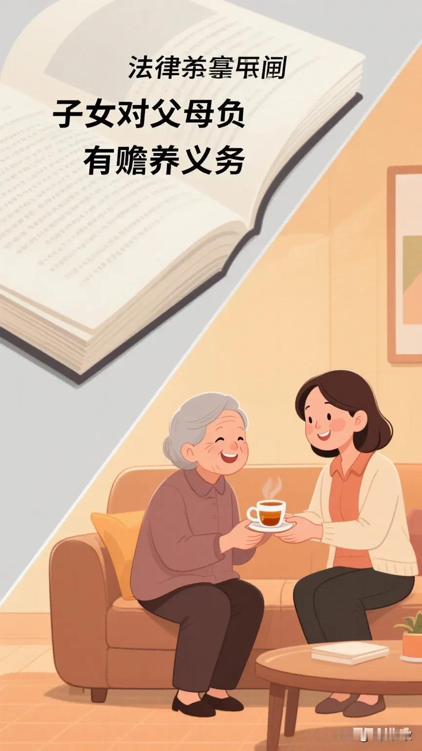 婆婆老了，儿媳照顾是情分，不是“义务绑定”
 
一、法律框架：儿媳本就无“法定赡