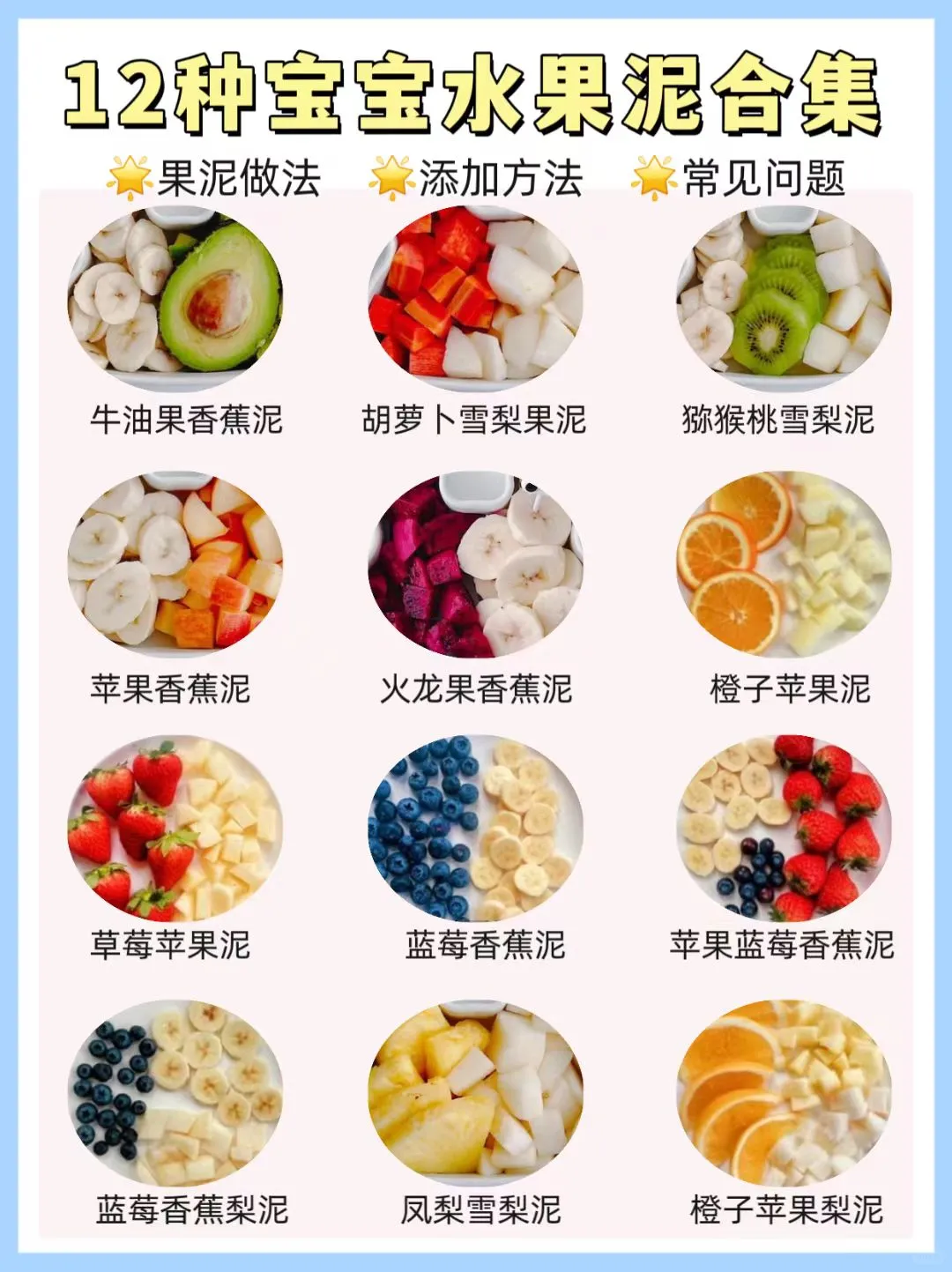 6月龄宝宝水果泥怎么添加❓️辅食添加攻略