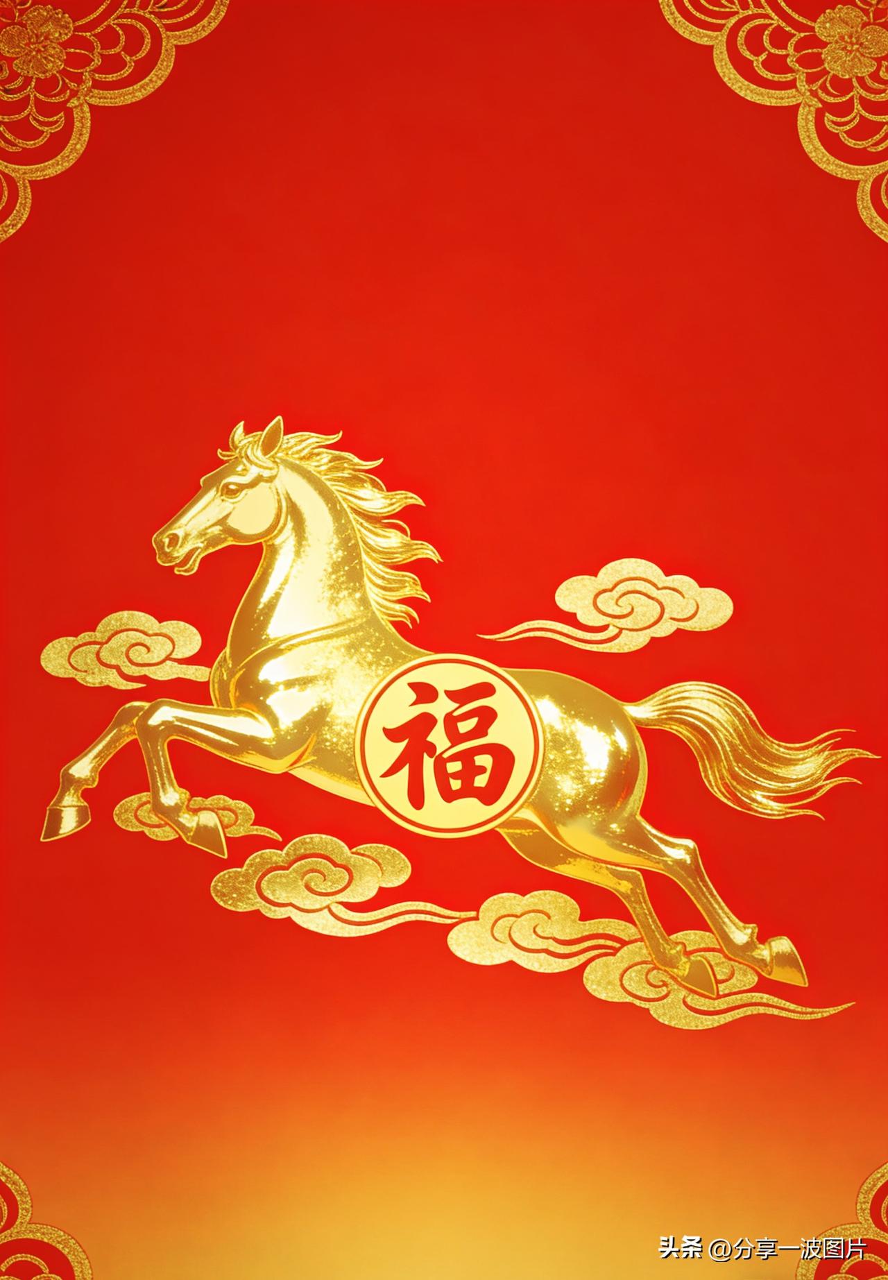 马到成功处，福运自然来。