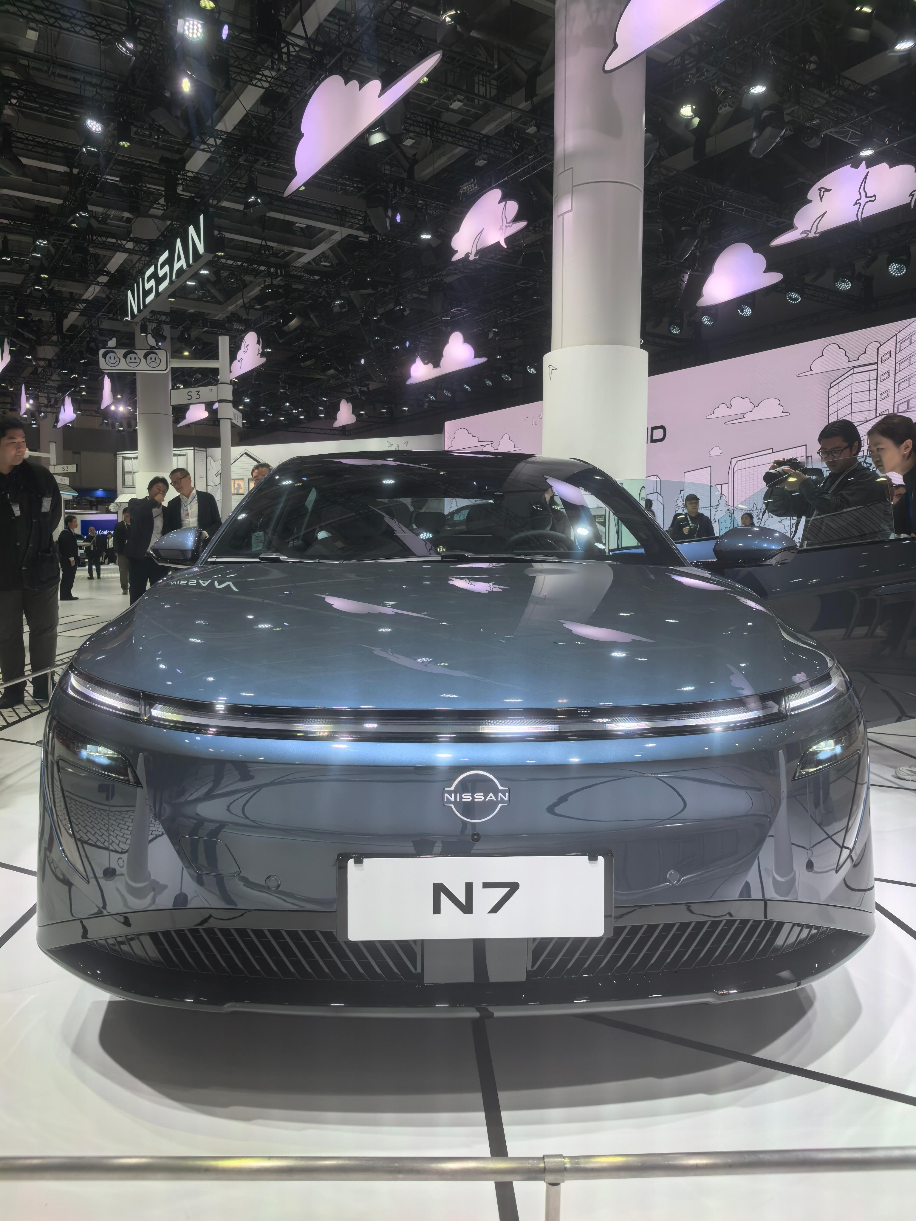 东风日产N7亮相东京车展在日前开幕的2025东京车展上，东风日产N7迎来亮相。东